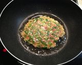挽肉入りニラ玉作り方3写真