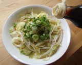 残暑にさっぱり！ポン酢ぶっかけ塩焼きそば作り方6写真