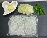 しらす干しと大葉のバター醤油パスタ!作り方1写真