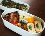 地元に感謝〜梨入りタレで鶏の照り焼き弁作り方8写真