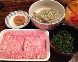 ミョウガと挽肉作り方1写真
