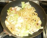パパの焼きうどん③作り方4写真