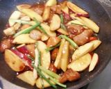中華名菜のアレンジ、サツマイモの酢豚。作り方4写真
