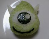 キャラ弁★モンスターズインクのマイク作り方3写真