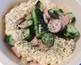 伊予かん缶とソーセージ入りマカロニサラダ作り方4写真