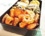 新潟弁当✿蓮根と鮭のかんずりケチャップ作り方8写真