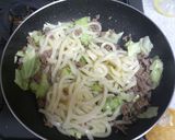 焼きうどんミートソース風作り方3写真