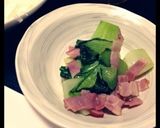 青梗菜とベーコンのウェイパー炒め作り方3写真