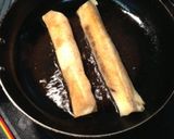 チョコバナナ春巻き作り方10写真
