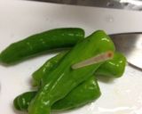 ししとうと茄子の炒め物作り方2写真