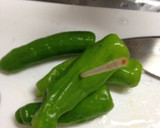 ししとうと茄子の炒め物作り方2写真