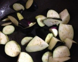 ししとうと茄子の炒め物作り方3写真