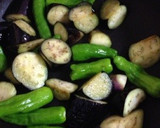 ししとうと茄子の炒め物作り方4写真