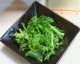 チンするだけの”春菊＆チーズ”作り方1写真