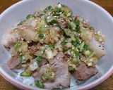 ねぎ塩チャーシュー丼作り方2写真