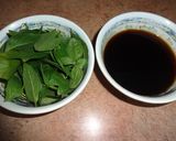 ノンオイル　バジルドレッシング作り方1写真