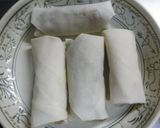 レタスと焼肉巻き巻き★春巻き作り方5写真