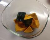 ハロウィン♪かぼちゃの茶巾作り方1写真