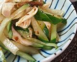 食べるラー油で♪梨入り中華風和え物☆作り方4写真