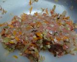 我が家の♡オムレツ♡野菜たっぷり挽肉入り作り方5写真