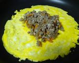 我が家の♡オムレツ♡野菜たっぷり挽肉入り作り方10写真