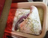 簡単♪ブリかまのハーブソルト焼き作り方3写真