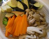 簡単♪たっぷり野菜の白だし煮つけ作り方2写真