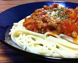 大豆ミートでミートソースパスタ作り方6写真
