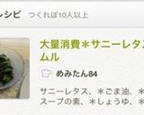 大量消費＊サニーレタスのナムル作り方5写真