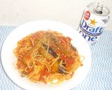 パパのナス入りスパゲティ作り方8写真