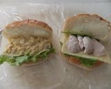 タルタル＆鶏ハムのバターロールサンド作り方5写真