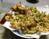 ゴーヤと魚肉ソーセージのかき揚げ作り方13写真