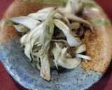 茗荷ときのこのレンジ蒸し（松茸風味）作り方4写真