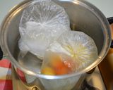 ポリ袋で簡単に　おいしい白粥　　作り方5写真