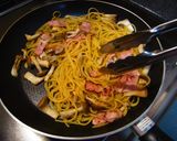 *きのこたっぷり♪和風パスタ*作り方5写真