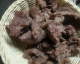 牛すじと牛蒡の時雨煮作り方1写真