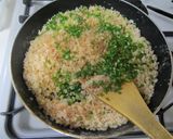たらこと卵のパラパラチャーハンおかか風味作り方5写真