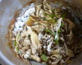 きのことわかめの炒め酢の物作り方4写真