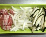 茄子入りつけめん肉汁~つけ汁~作り方2写真