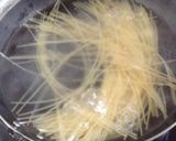 チキンのゴルゴンゾーラクリームパスタ添え作り方5写真