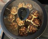 m干ししいたけと大葉入り味噌鶏つくね作り方5写真