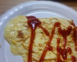 とろけるスライスチーズ入りのオムレツ作り方6写真
