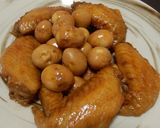 手羽先とうずらの卵の醤油煮作り方7写真