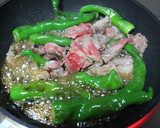 甘長とうがらしと牛肉の甘辛炒め☆作り方4写真