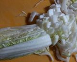 白菜とベーコンと春雨のスープ作り方1写真