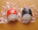 金魚の着ぐるみ弁当（立体キャラおにぎり）作り方3写真