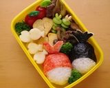金魚の着ぐるみ弁当（立体キャラおにぎり）作り方5写真