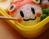 金魚の着ぐるみ弁当（立体キャラおにぎり）作り方7写真