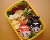金魚の着ぐるみ弁当（立体キャラおにぎり）作り方8写真