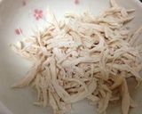 ☆簡単ヘルシー梅シソの鶏ささみサラダ☆作り方3写真